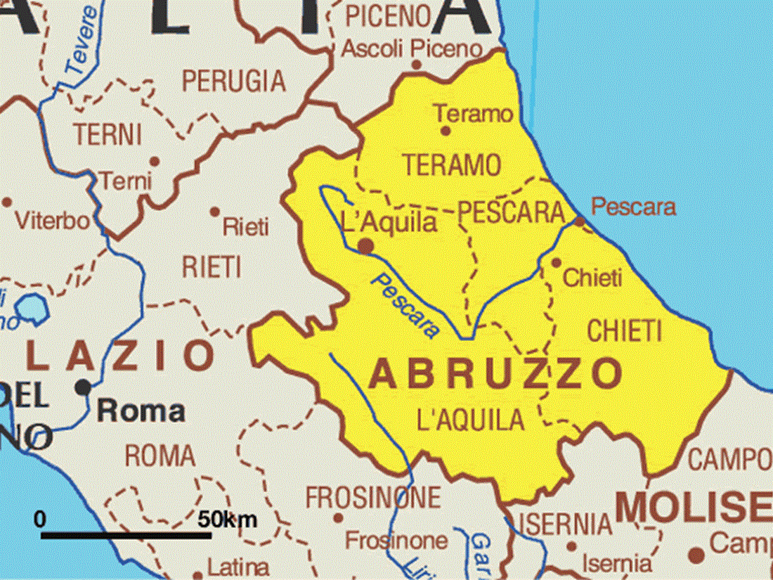 Map of Italy