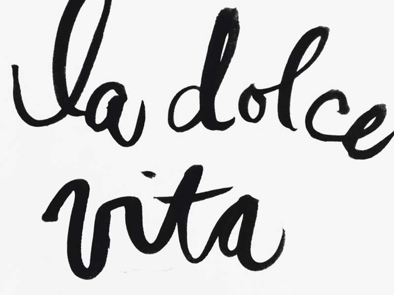 la dolce vita sign